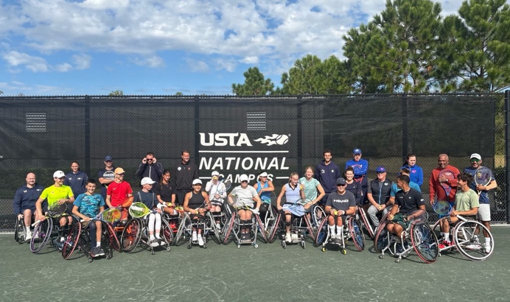 Groepsfoto Diede de groot Academy kamp Orlando 2025