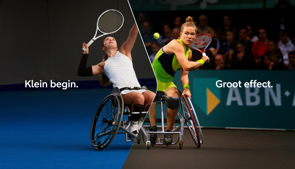 ABN AmRO Sportbeurs. Klein begin. Groot effect.